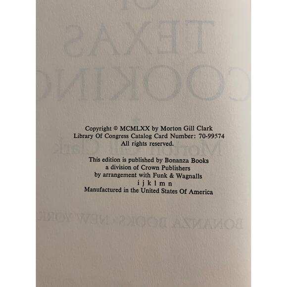 The Wide Wide World of Texas Cooking Morton G Clark Vtg 1970 Farmhouse Hardcover - Picture 7 of 11